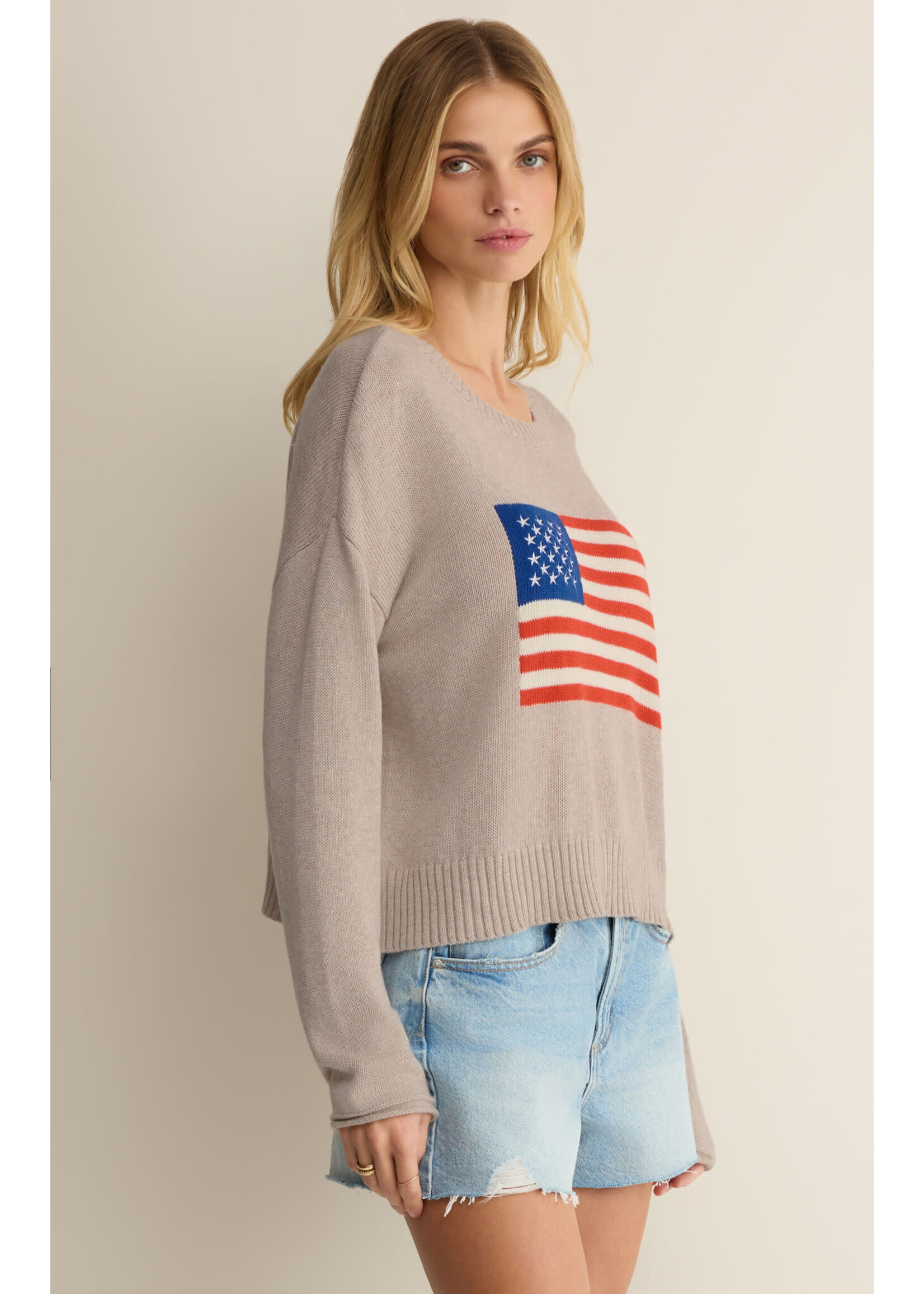 Z Supply ZS Sienna Patriot Sweater