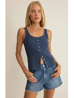 Z Supply Niko Scallop Rib Tank Top