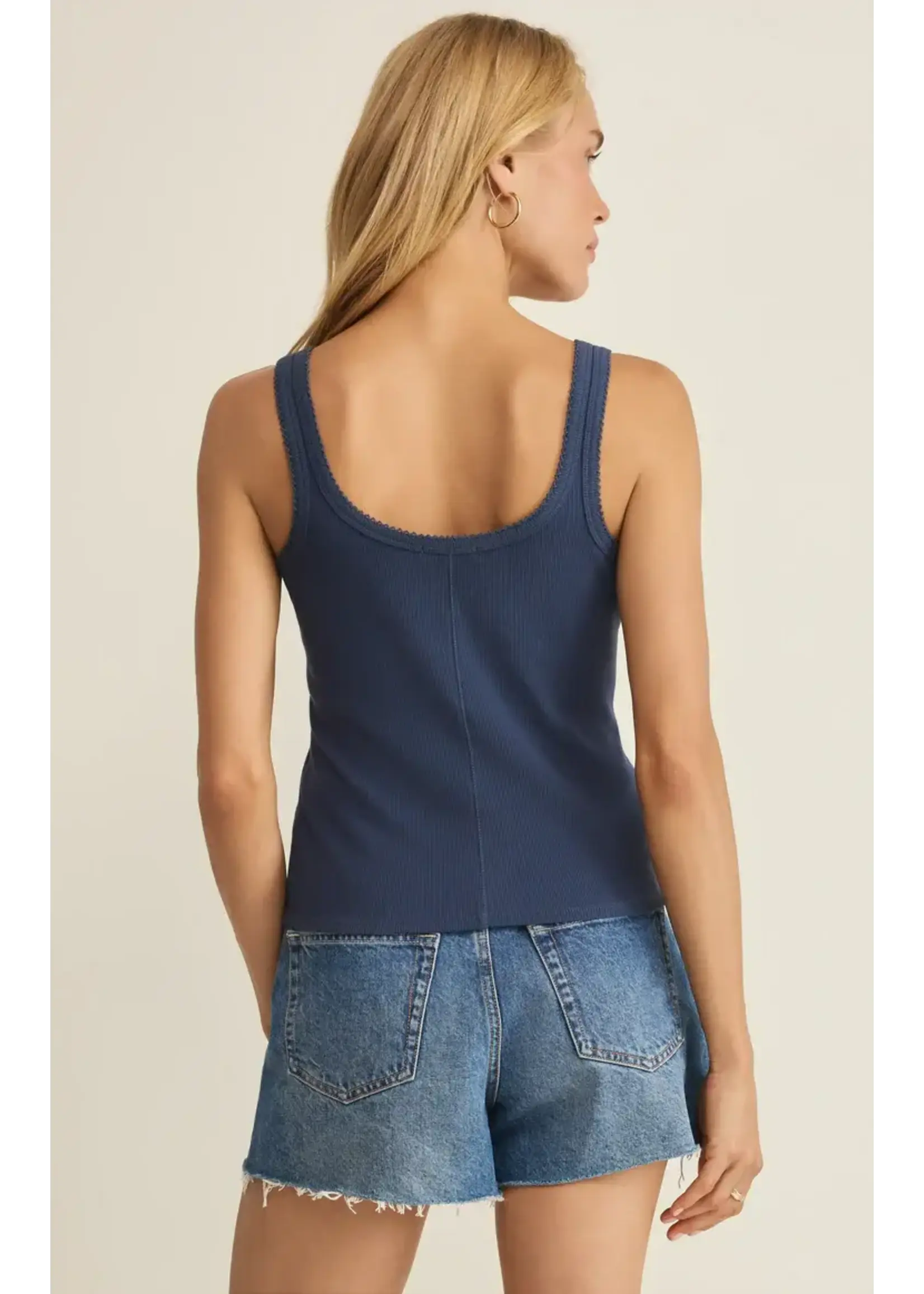 Z Supply ZS Niko Scallop Rib Tank Top