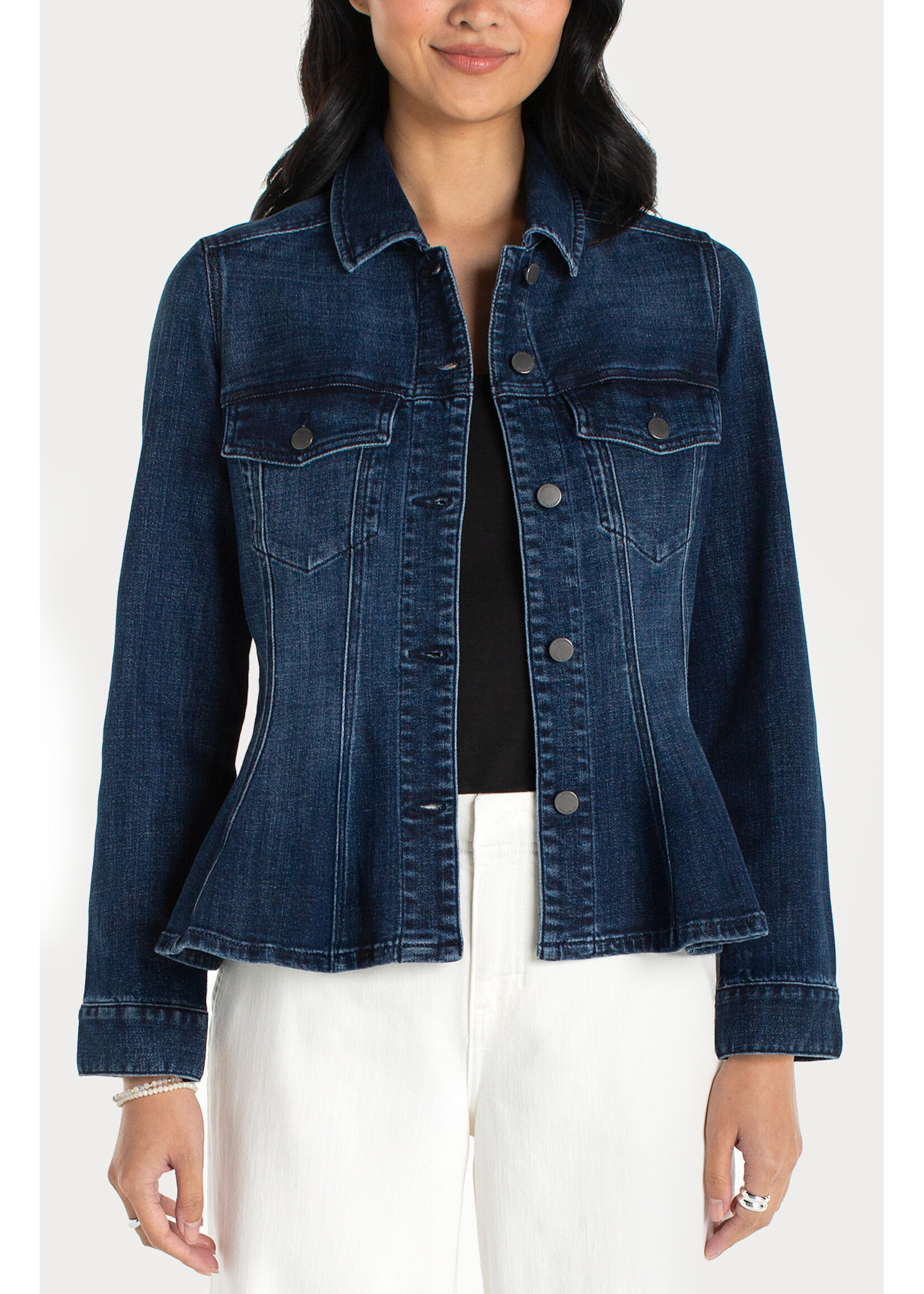 Liverpool LP Fit and Flare Denim Jacket