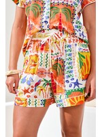 Tribal Elastic WB Flowy Short