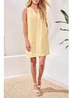 Tribal Flowy Sleeveless V-Neck Dress