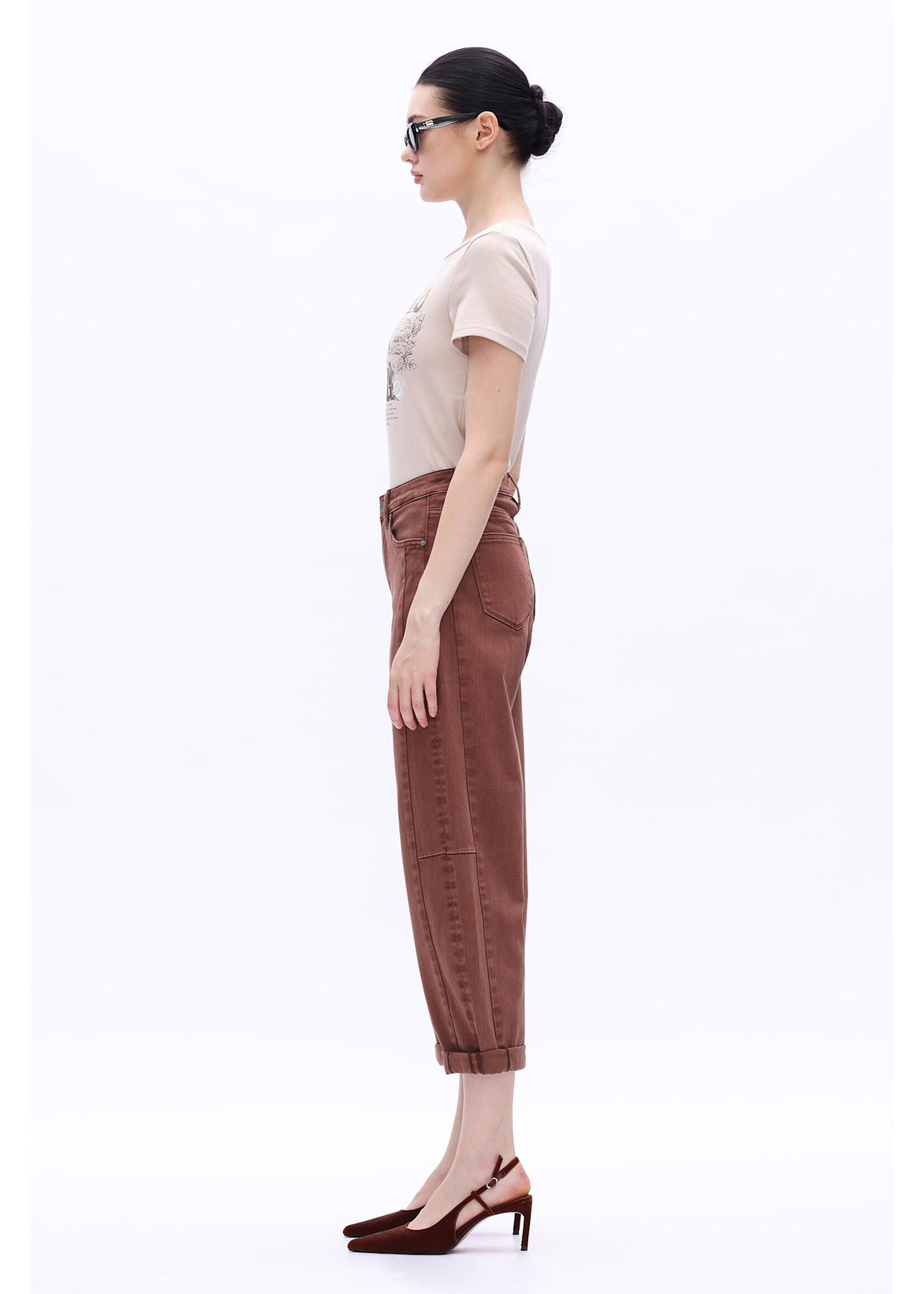 Bayeas B High Ride Barrel Pant