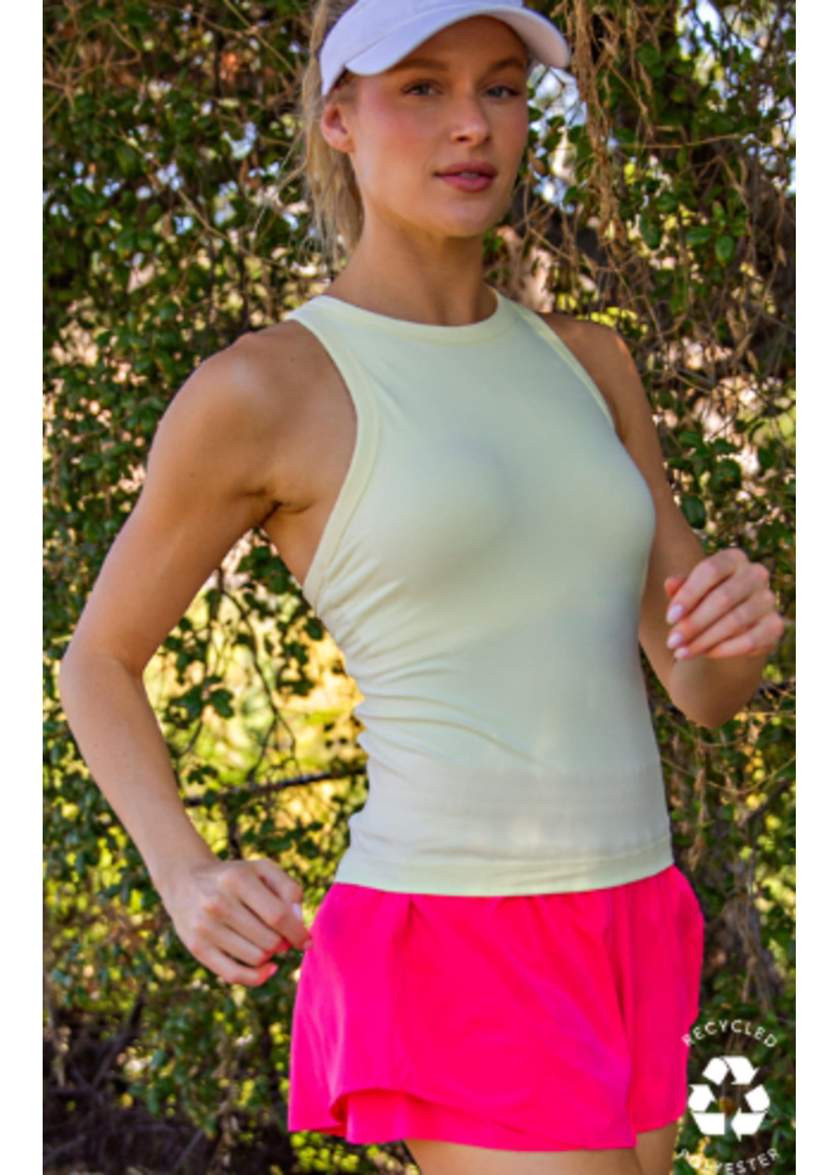Rae Mode RM Butter Slvless Racer Tank Top