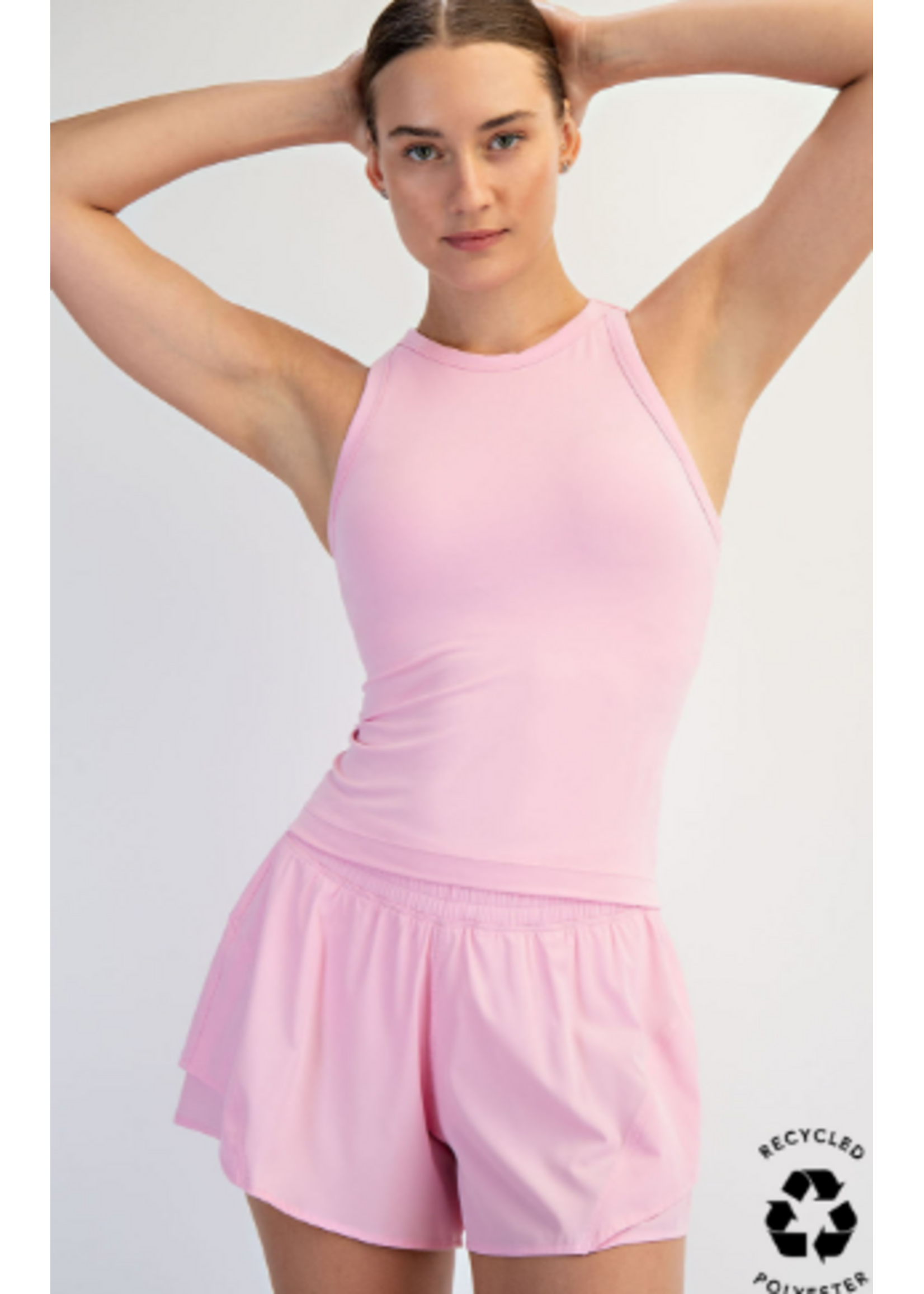 Rae Mode RM Butter Slvless Racer Tank Top