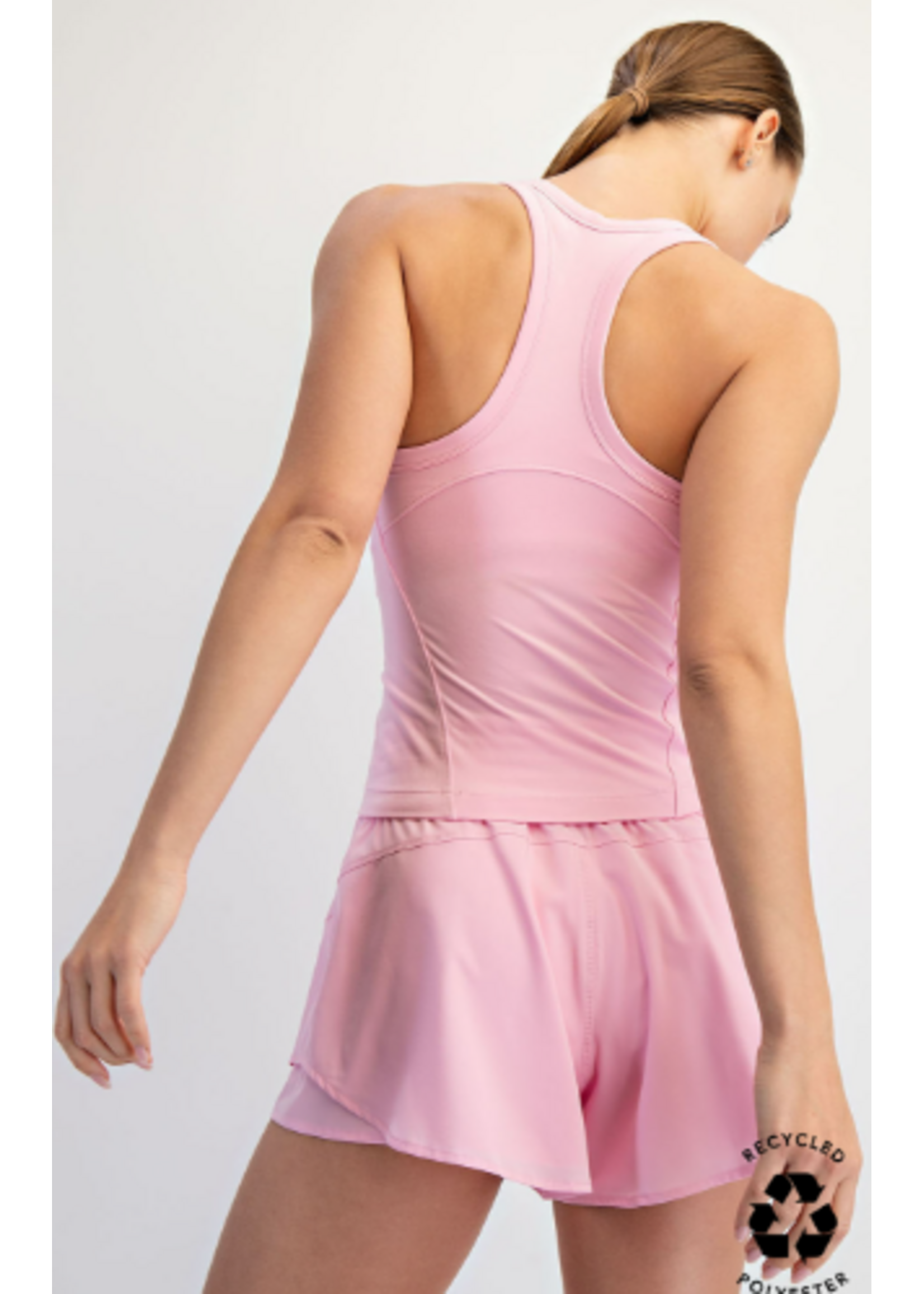 Rae Mode RM Butter Slvless Racer Tank Top