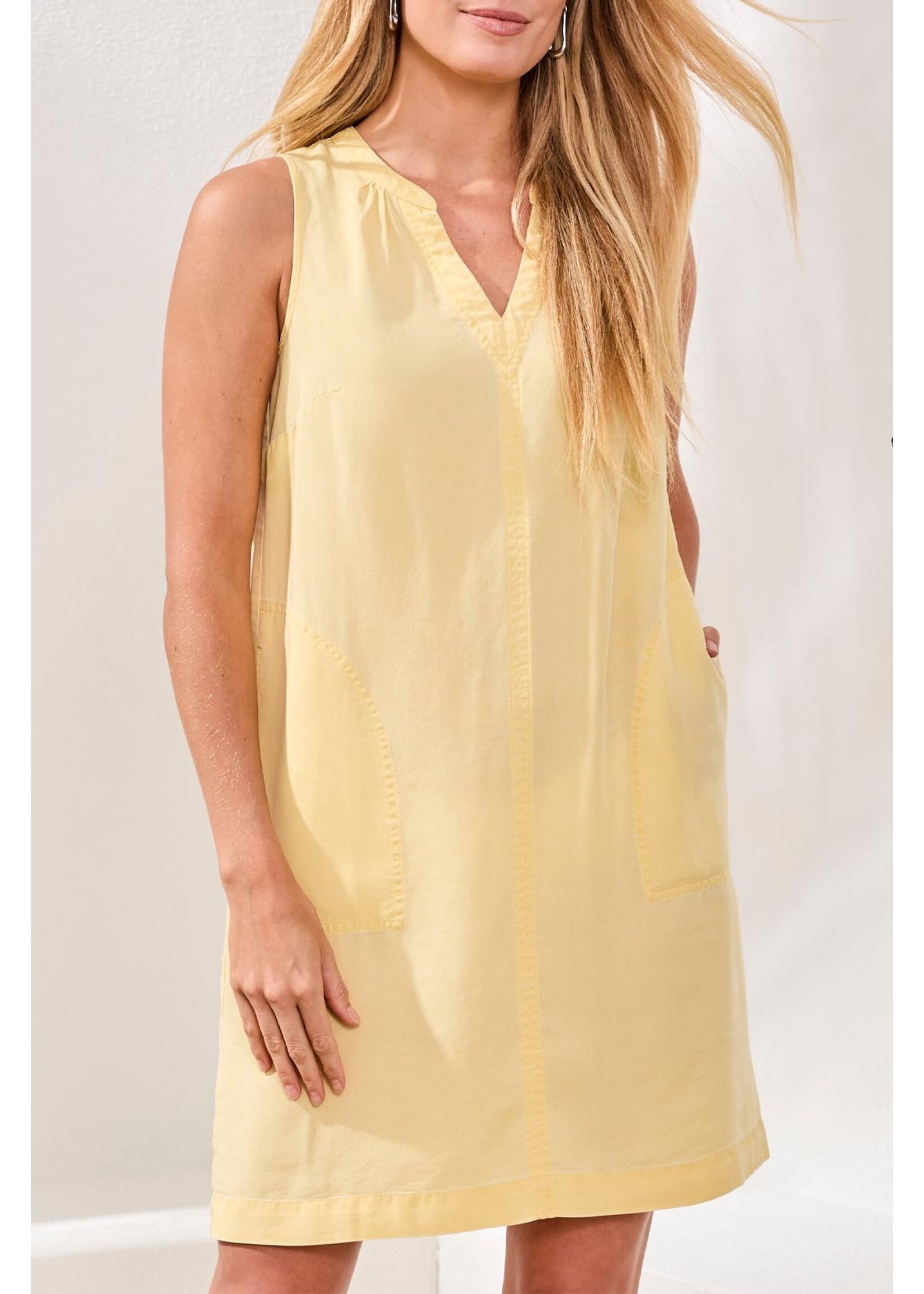 Tribal T Flowy Sleeveless V-Neck Dress