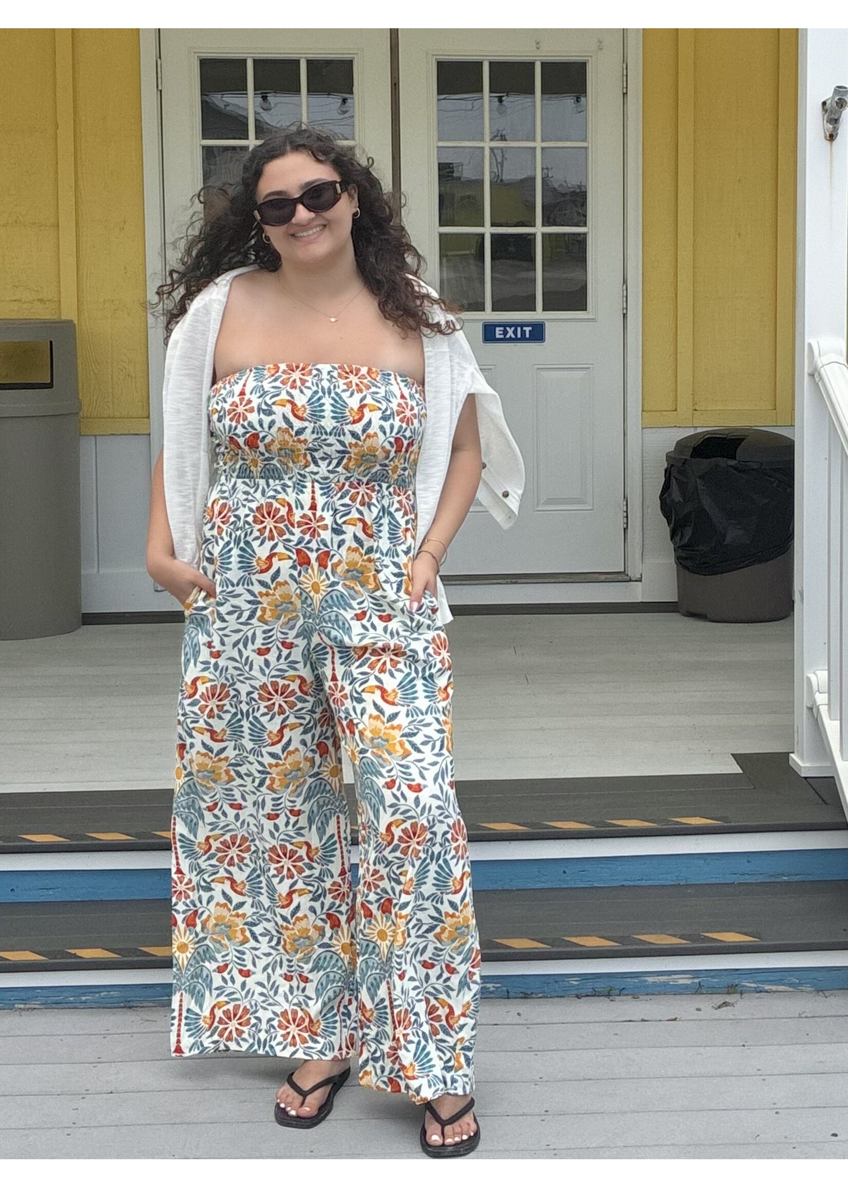 Sincerely Ours SO Hayden Flora Jumpsuit