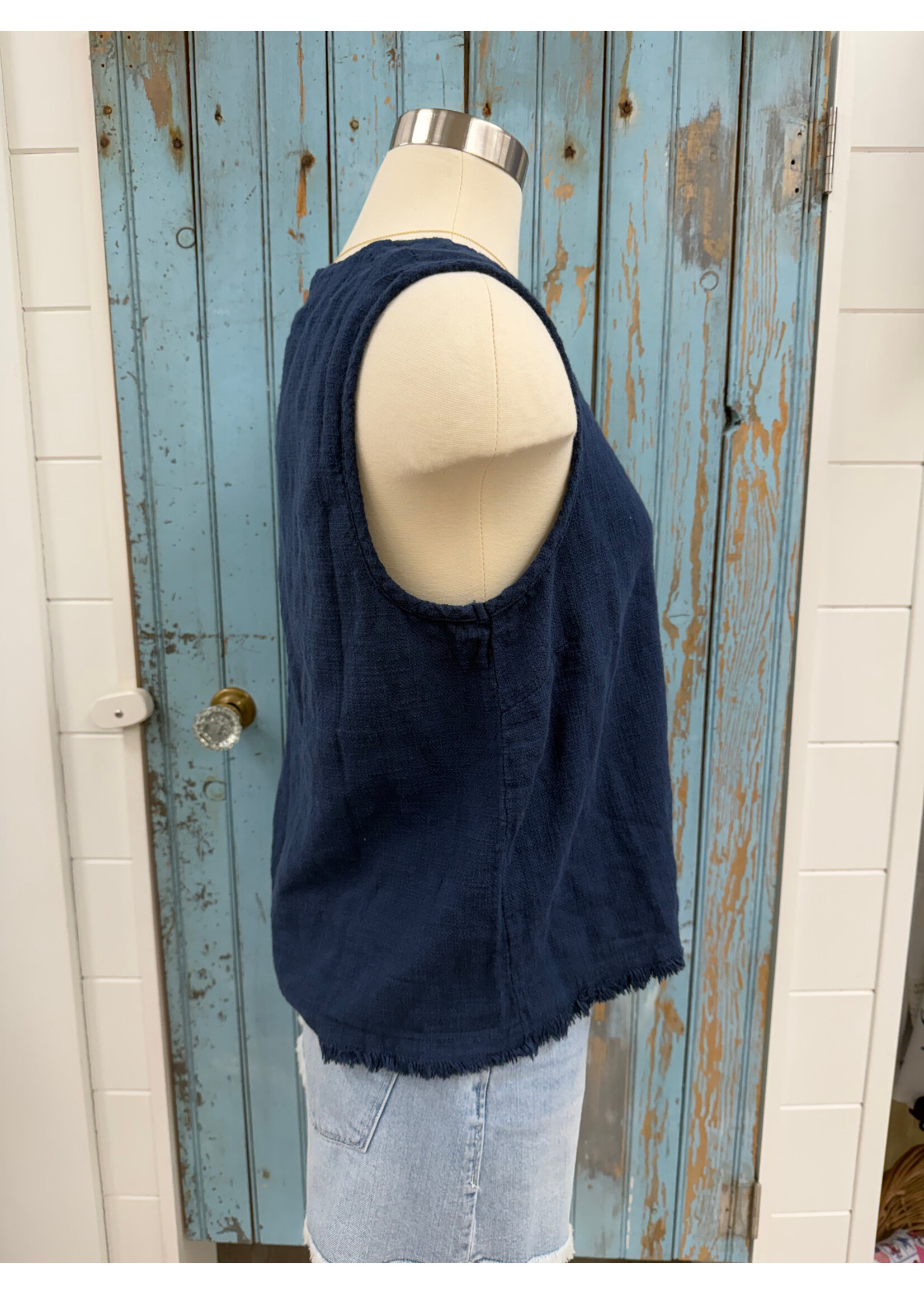 Bobi Bobi Button Front Tank