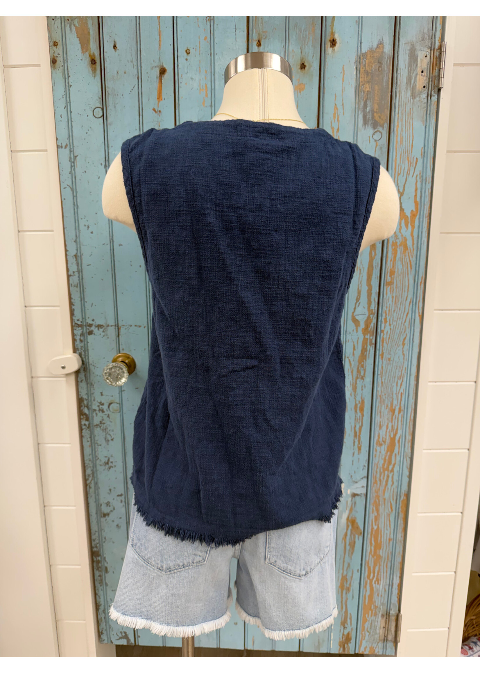 Bobi Bobi Button Front Tank