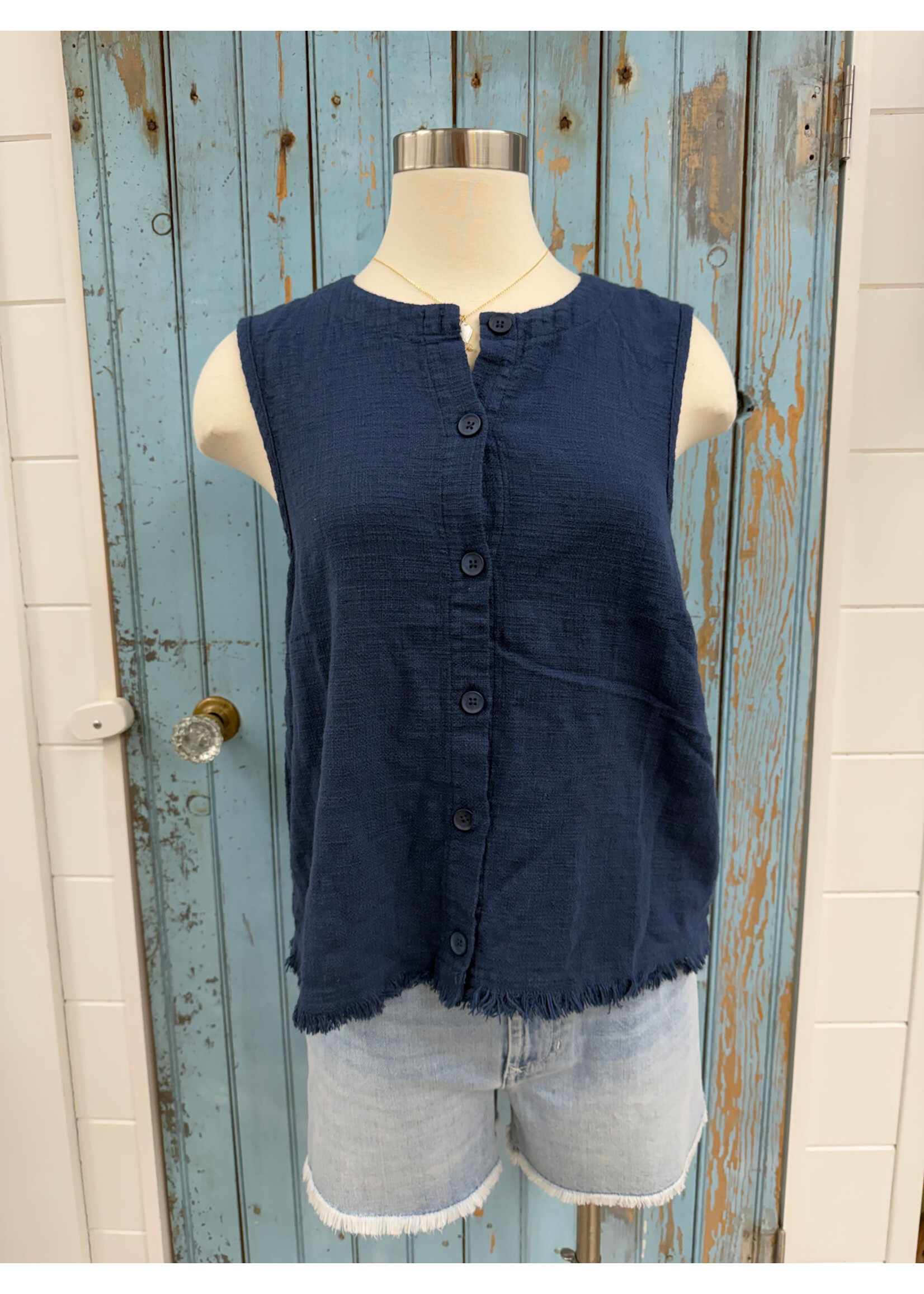 Bobi Bobi Button Front Tank