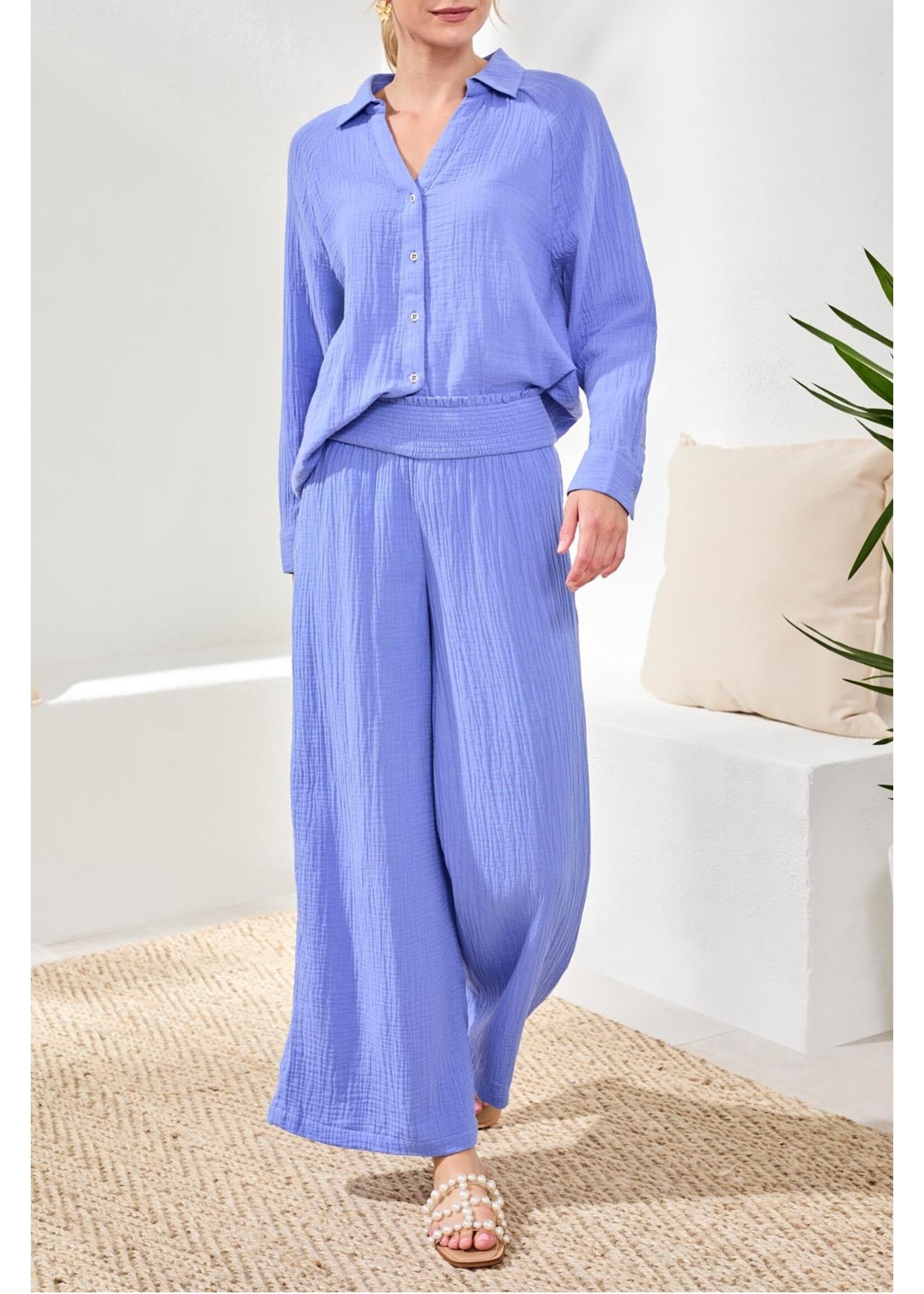 Tribal T Flare Pant W/ Smocking