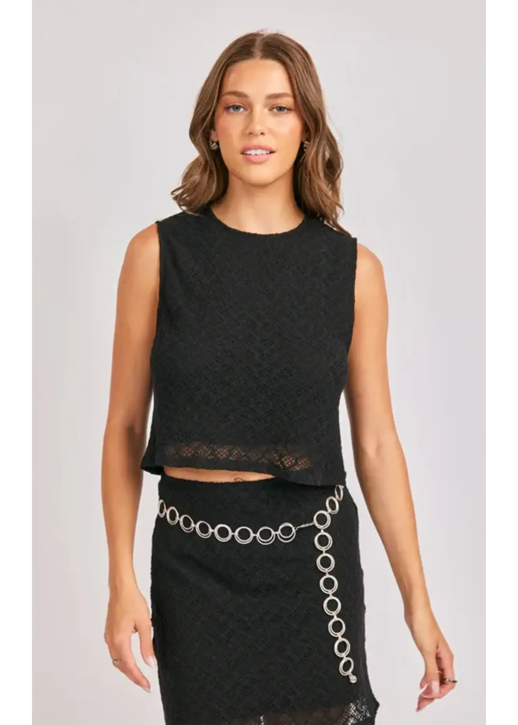 Sadie Sage SS Trace Lace Top