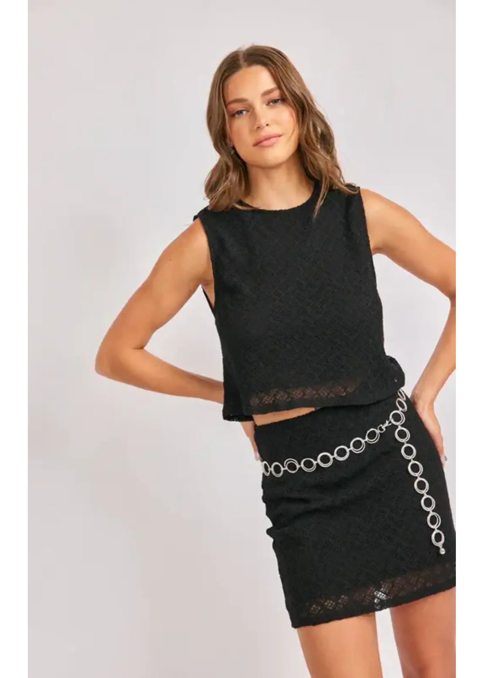 Sadie Sage SS Trace Lace Top