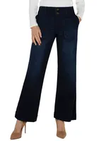 Liverpool Patch Pocket Wide Leg