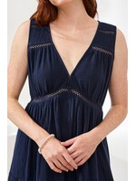 Tribal Sleeveless Coverup-Abyss