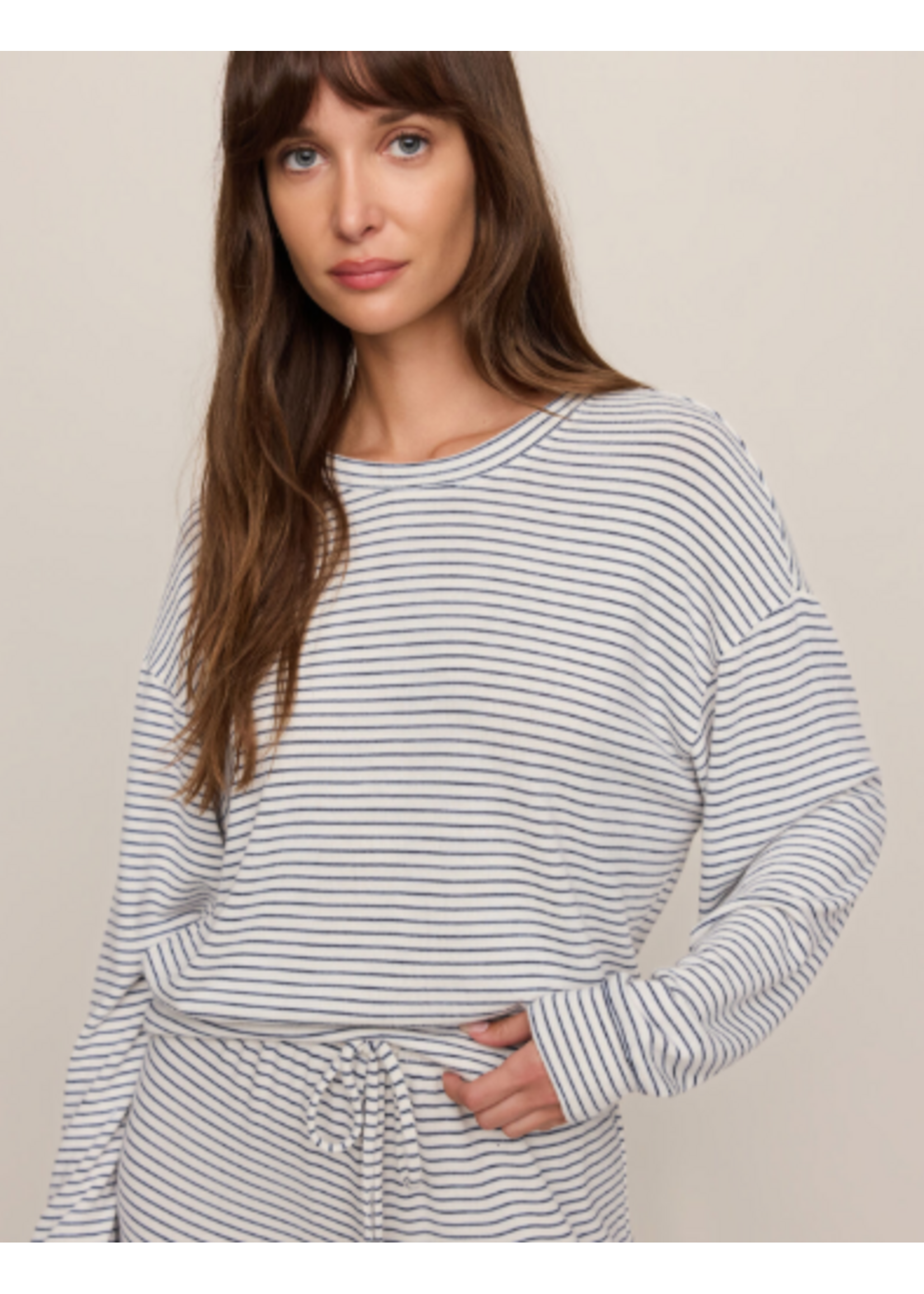 Z Supply ZS Classic Stripe LS Top