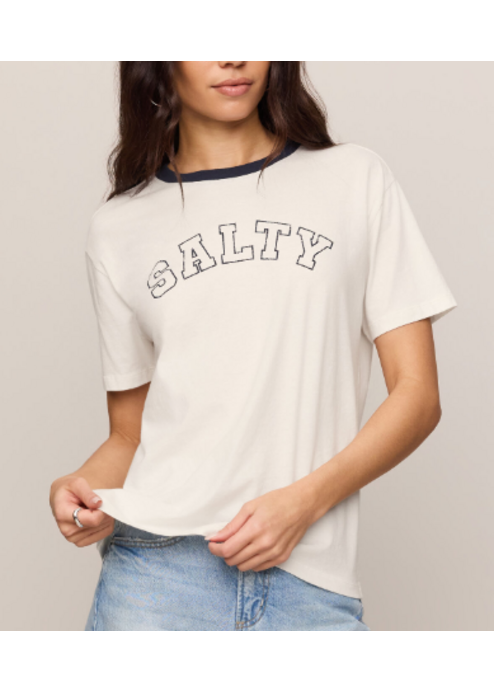 Z Supply ZS Salty Boyfriend Tee