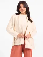 Sadie Sage Alessia Shawl Collar Open Coat