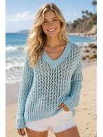 Miracle Crochet Artisan Open Knit Sweater