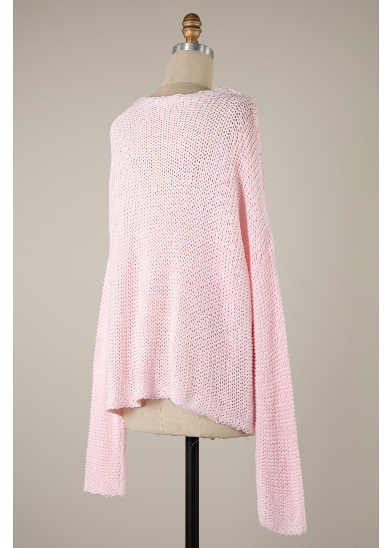 Miracle M V Neck Cable Knit Sweater