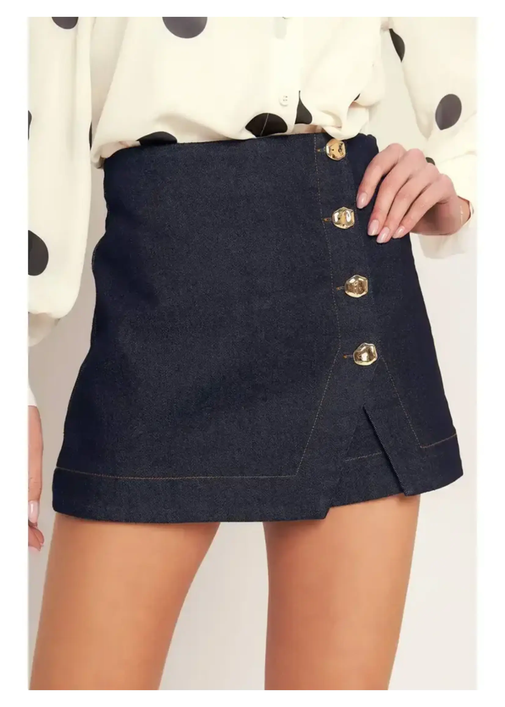flying tomato FT Denim Skort