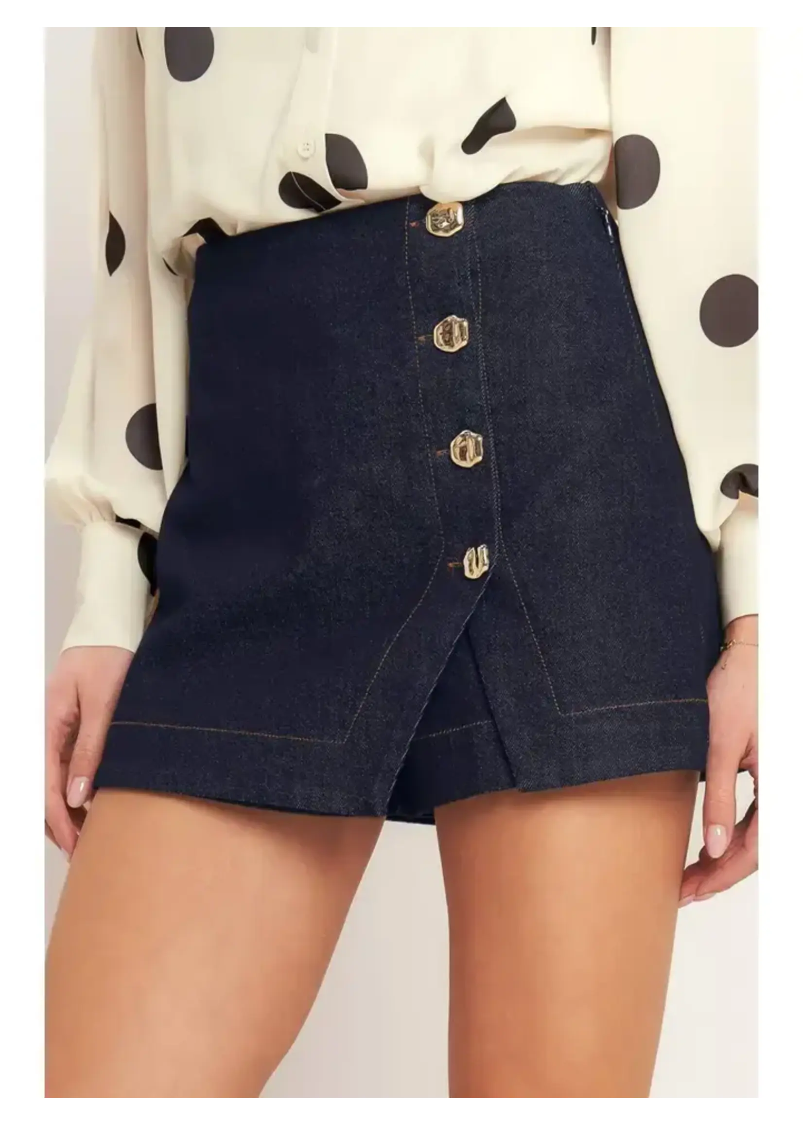 flying tomato FT Denim Skort