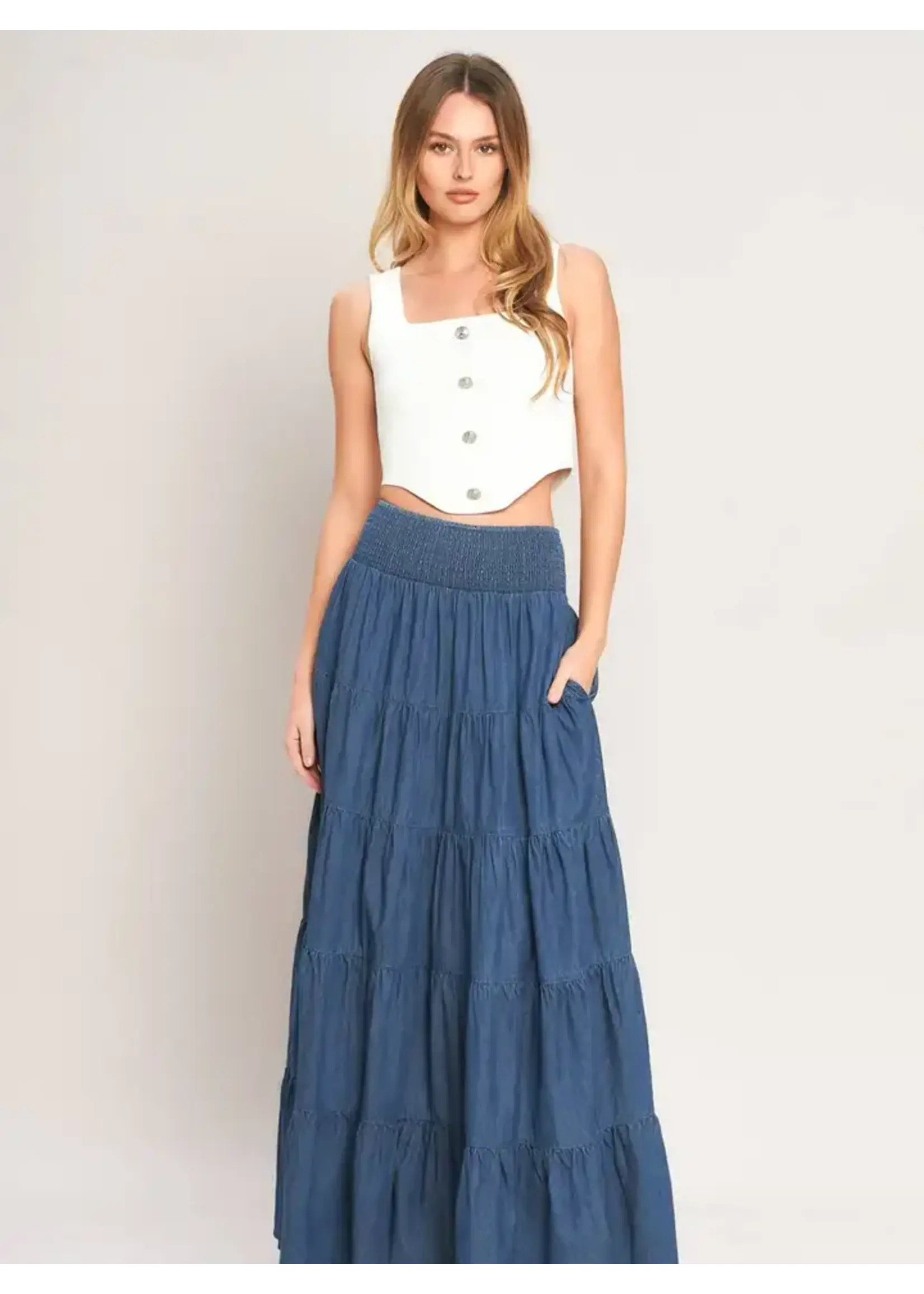 flying tomato FT Lightweight Maxi Skirt