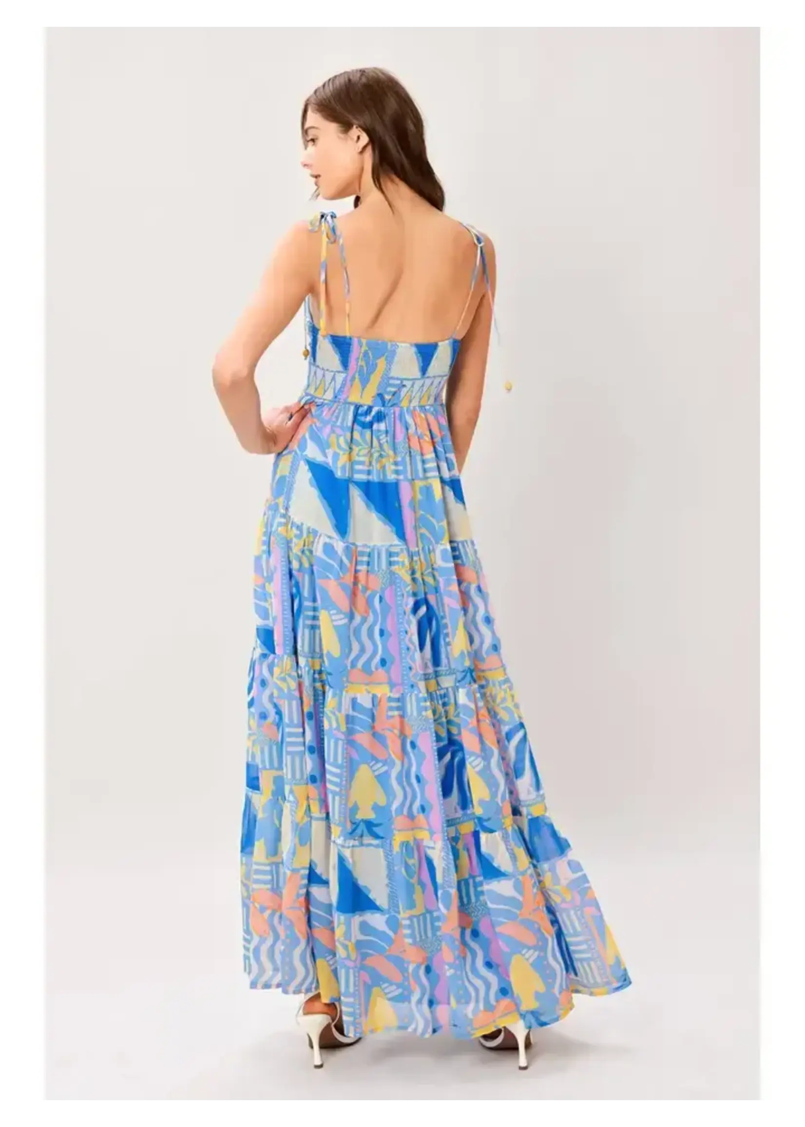 flying tomato FT Printed Woven Maxi Dress