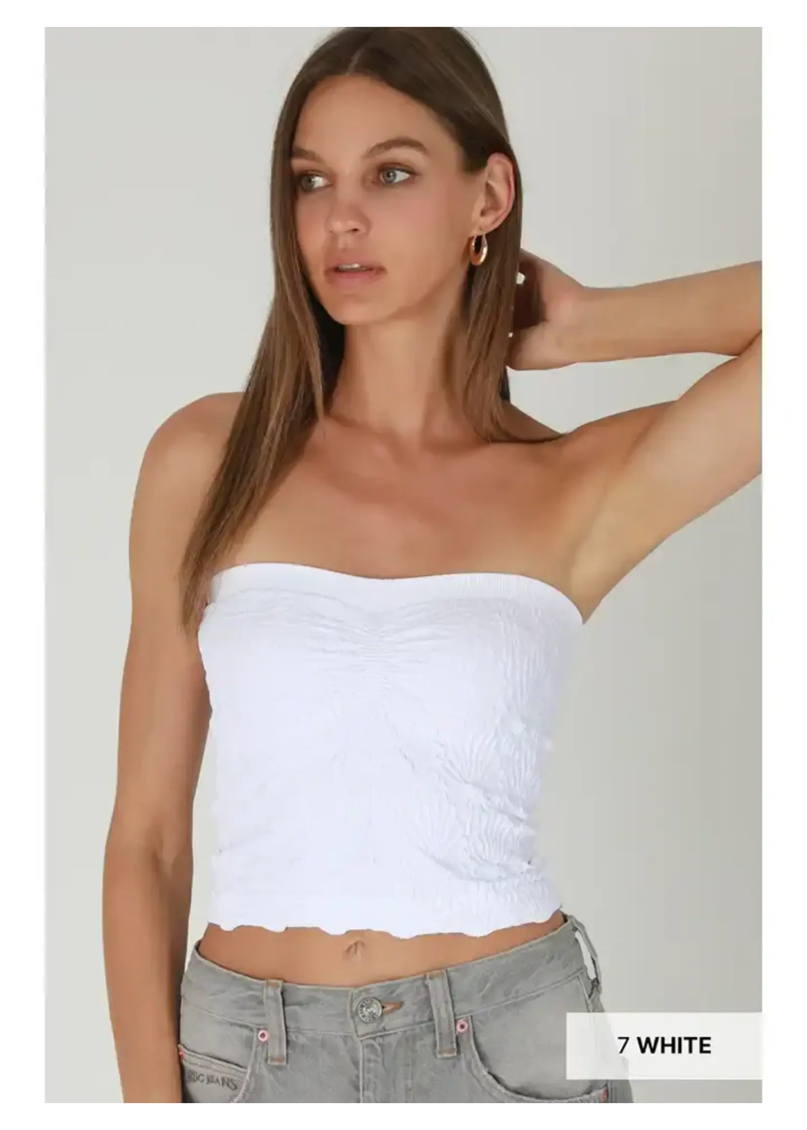 Nikibiki NB  Lace Textured Tube Top