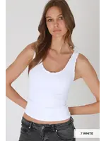 Nikibiki Reversible Scallop Edge Tank Top