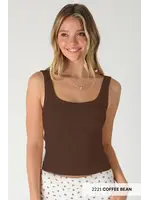 Nikibiki Floral Textured Lace Tank