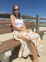 Tribal Flowy Coverup Seascape Pant