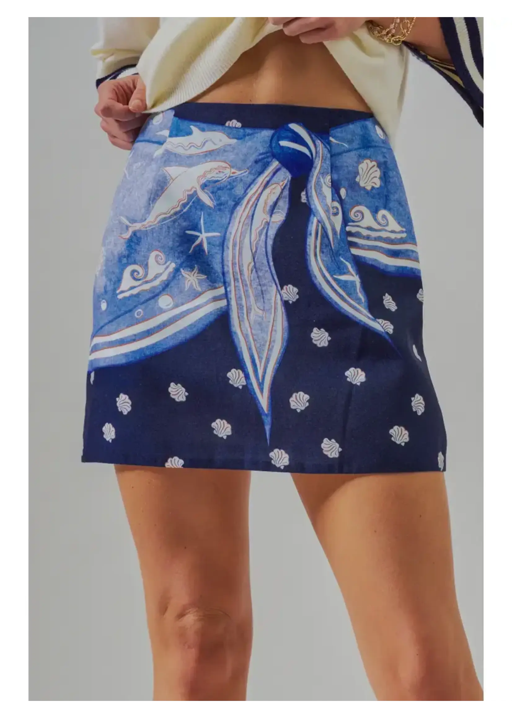 Urban Daizy UD Ocean Print Skirt