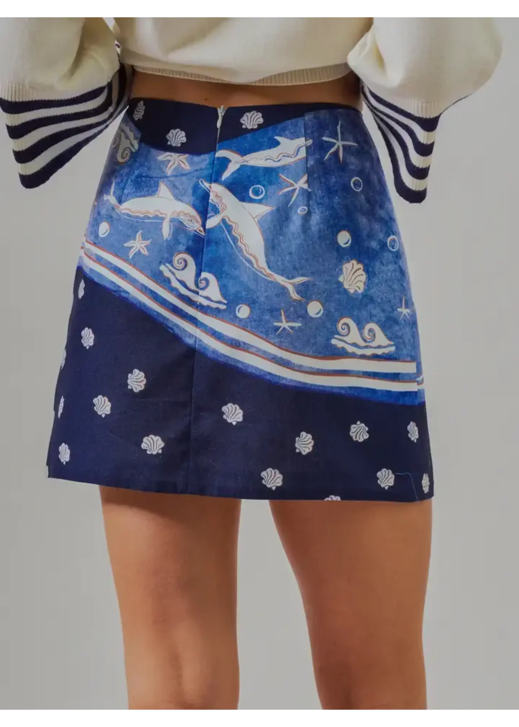 Urban Daizy UD Ocean Print Skirt