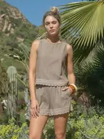 Illa Illa Scalloped Set Shorts