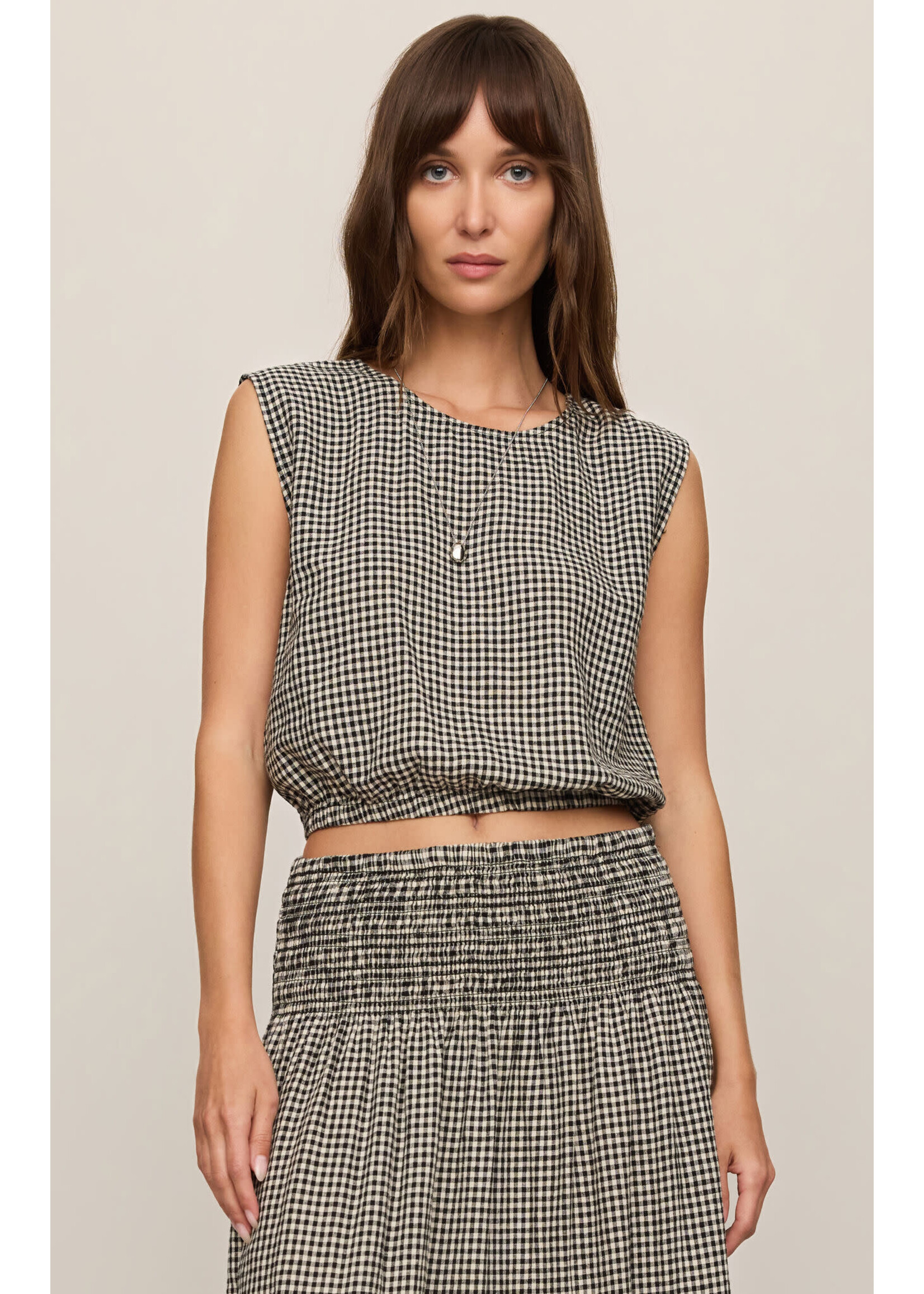 Z Supply ZS Merit Gingham Top