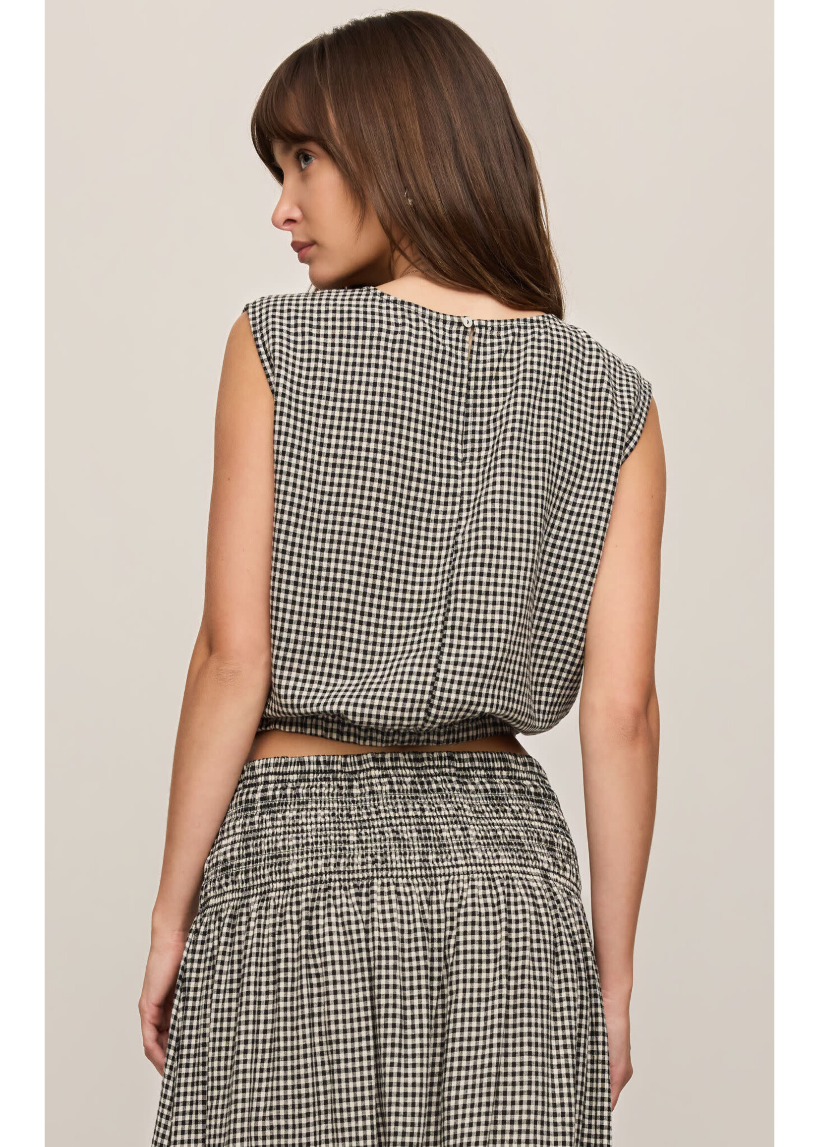 Z Supply ZS Merit Gingham Top