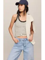 Z Supply Rowe Striped Scoop Tank