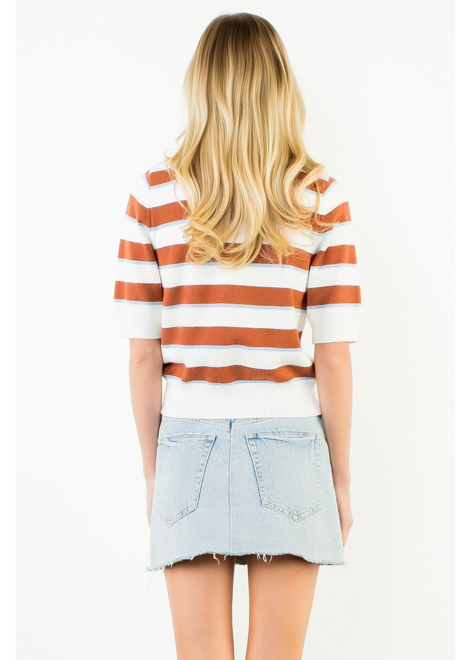 THML THML Stripe Knit Top