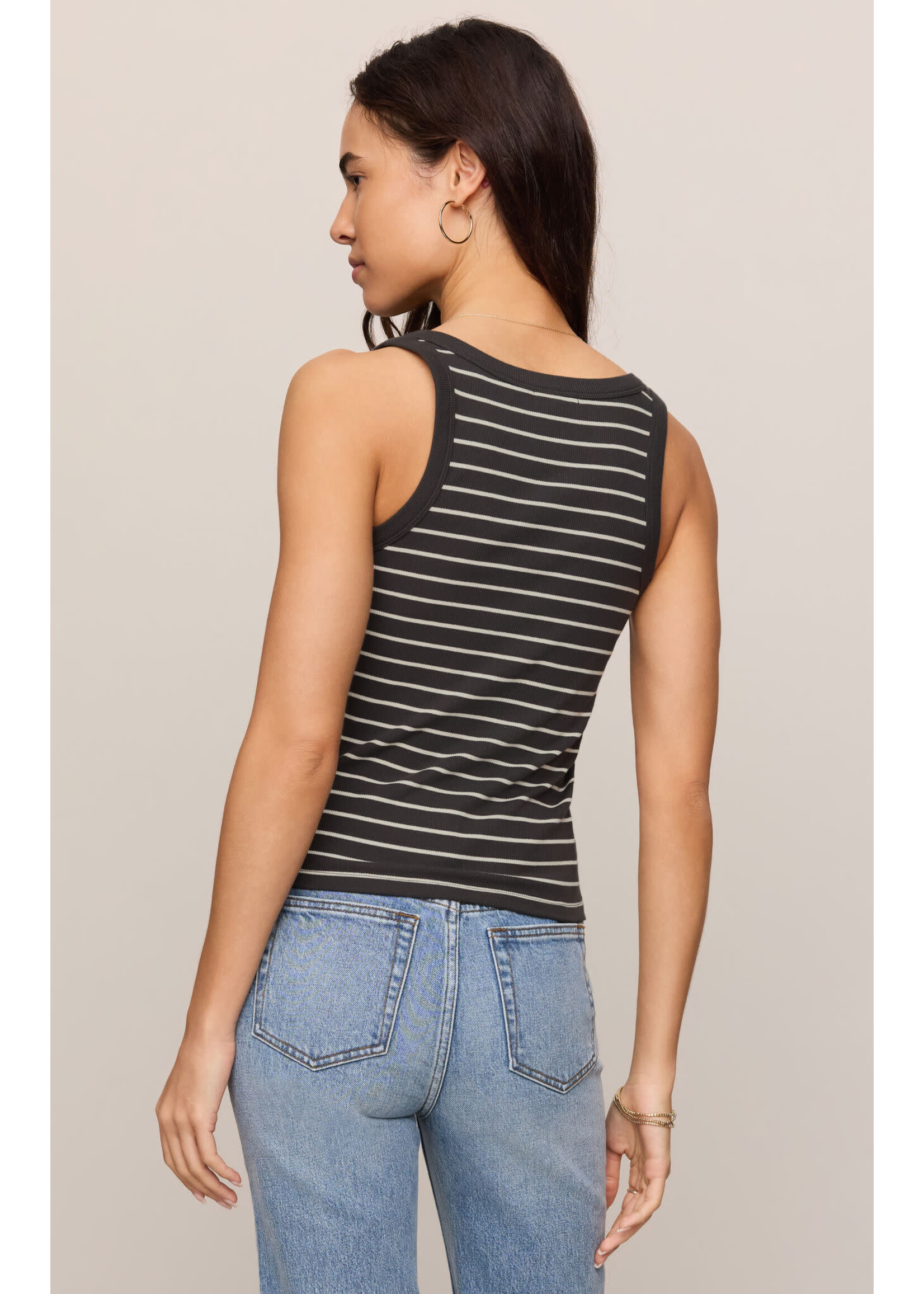 Z Supply ZS Rowe Striped Scoop Tank