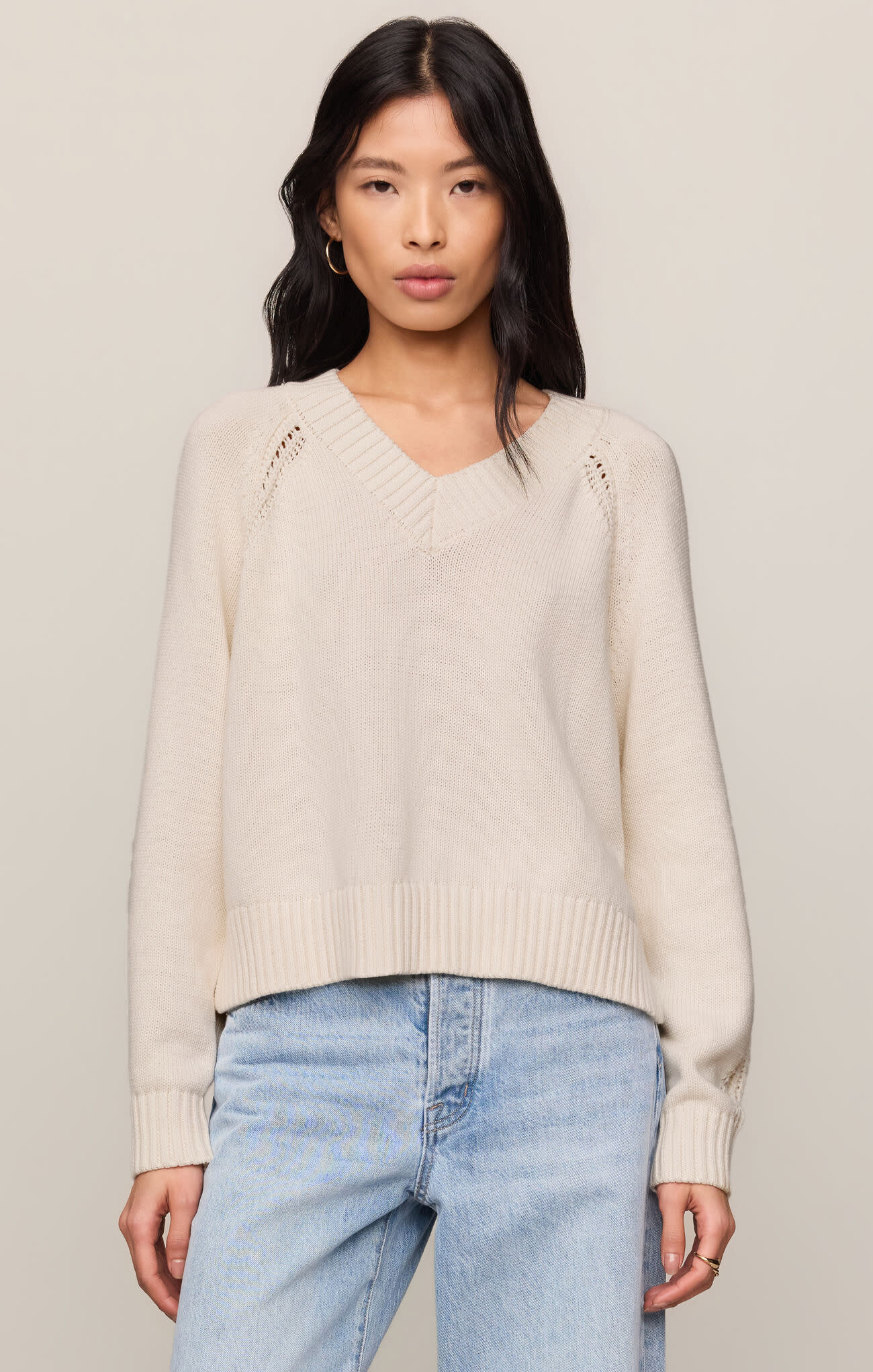ZS Stratton V Neck Sweater - Wink Boutiques