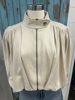 Mystree Gathered Blouson Jacket