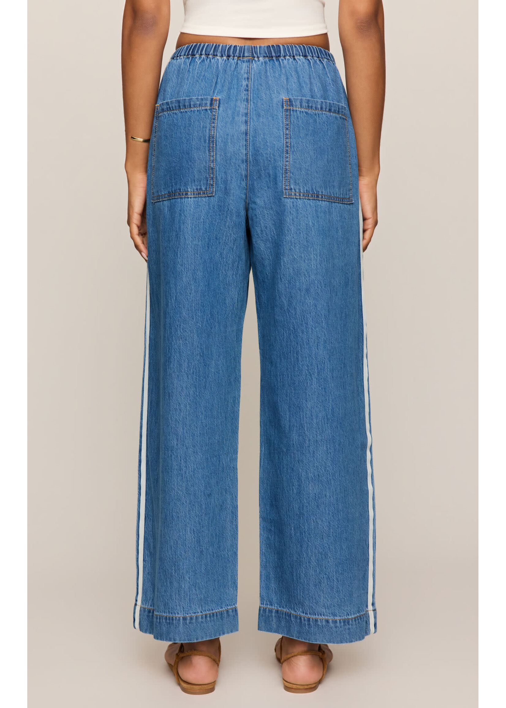 Z Supply ZS The Sidelines Denim Track Pant