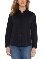 Liverpool Long Sleeve Button Down Top