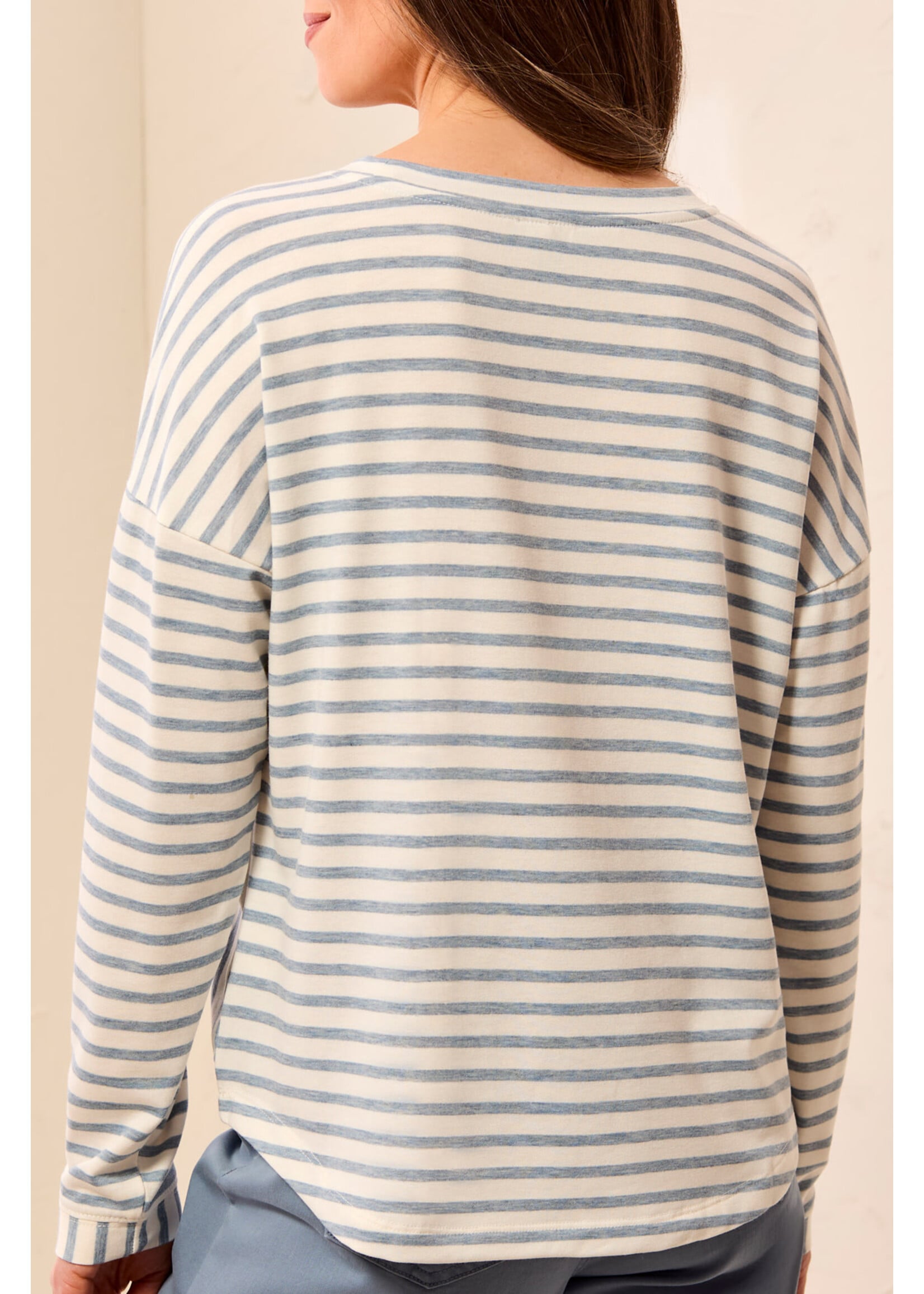 Tribal T Striped Crew