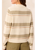 Tribal T Striped Sweater Cardi