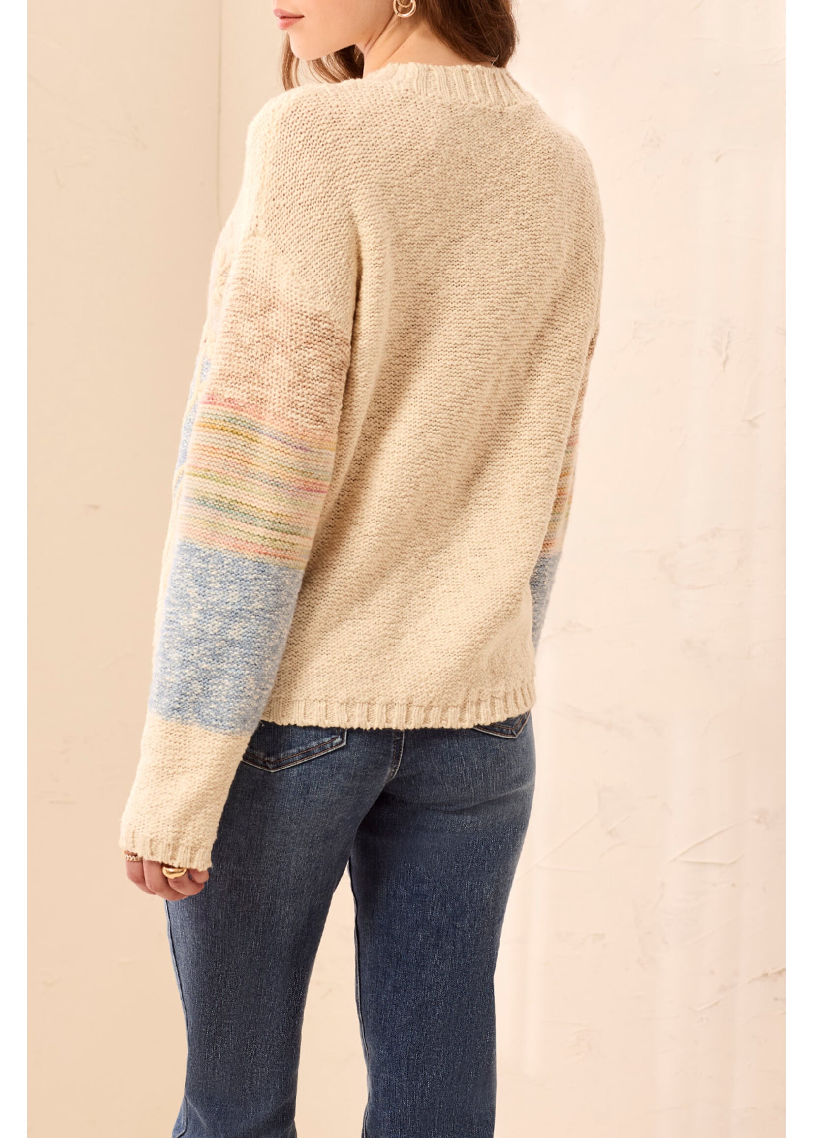 Tribal T Embroidery Sweater