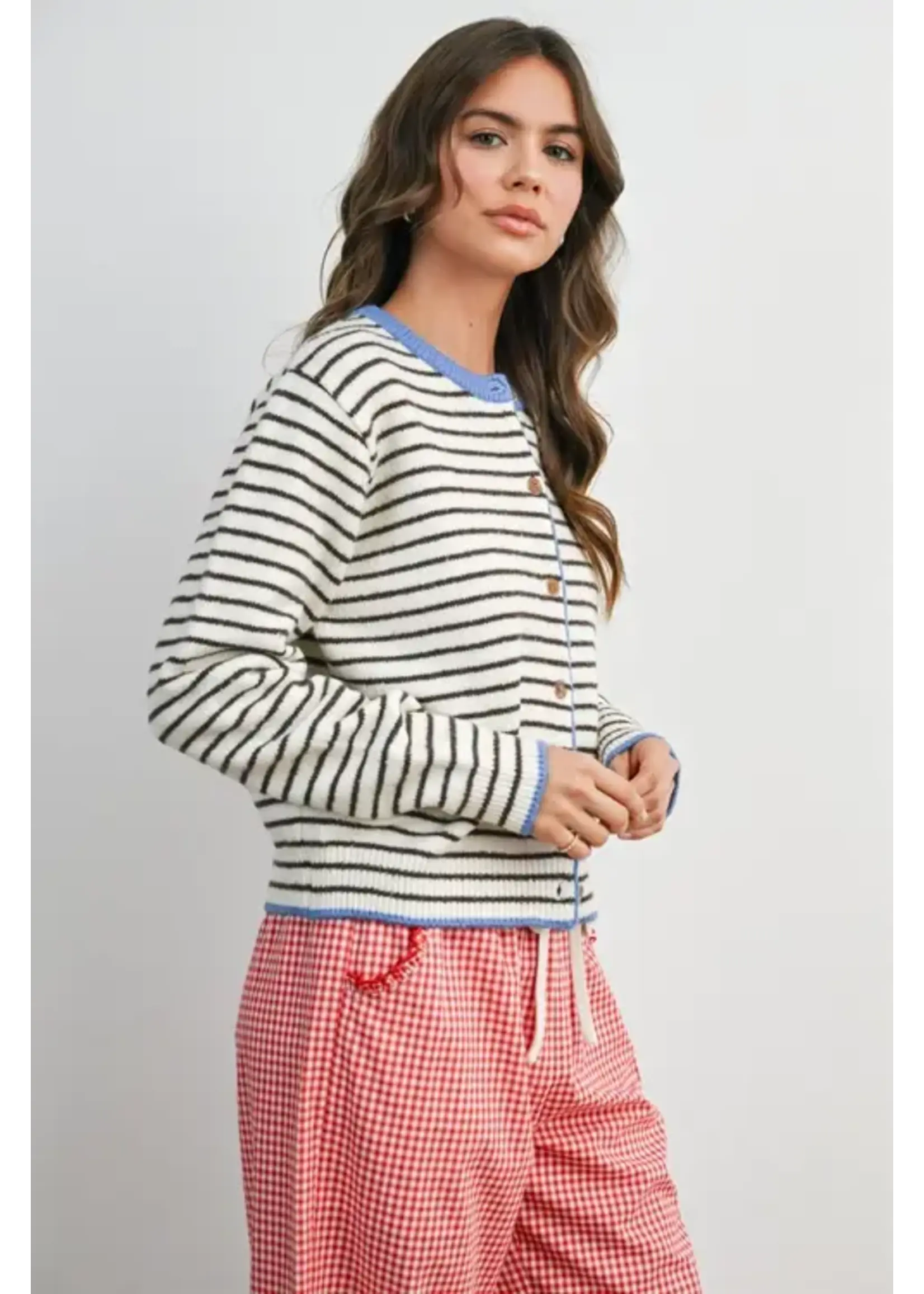 Buttermelon BM Sailor Stripe Cardigan