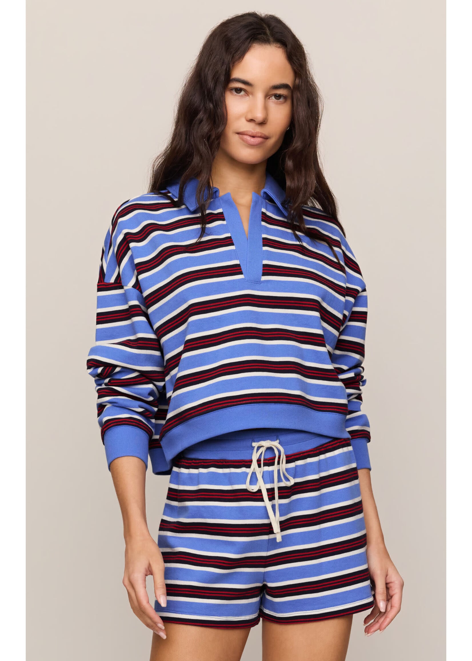 Z Supply ZS Stripe Henley Top